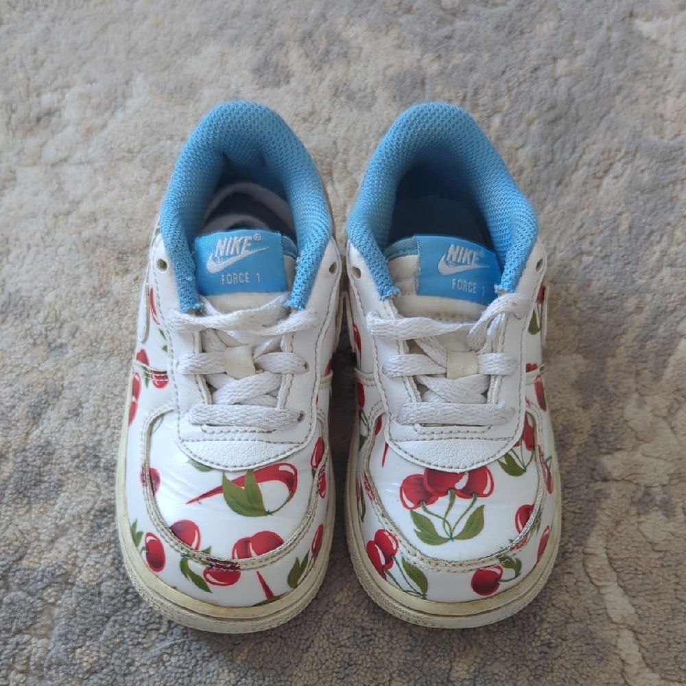Cherry Nike force 1 shoes